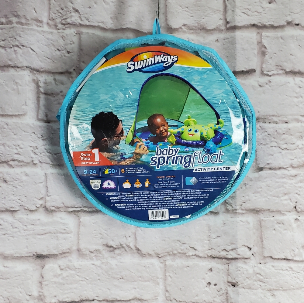 Swim Ways baby spring float new 9 to 24 months
